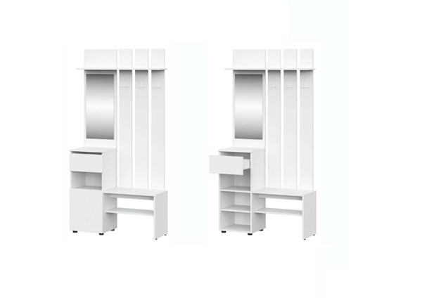 Вешалка с зеркалом Токио 15011