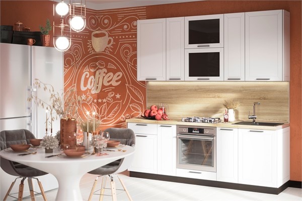 Модульная кухня "Глетчер" (Комплектация 3) 15342