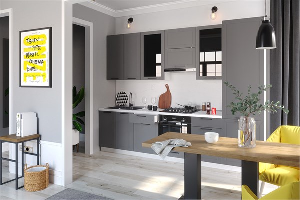 Модульная кухня "Глетчер" (Комплектация 2) 15359