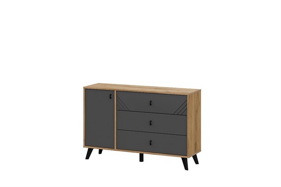 МС Байкал Комод 3 ящика (со створкой) 15669