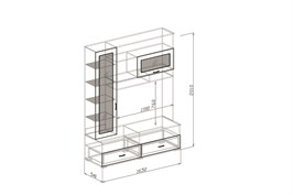 Витрина №5 Оскар ЛДСП 15281