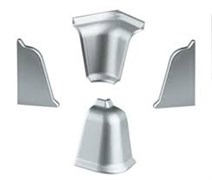 Комплект заглушек для плинтуса korner 15518