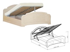 Кровать №1 с подъемным механизмом Валенсия 15574