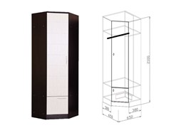 Шкаф угловой София 15772