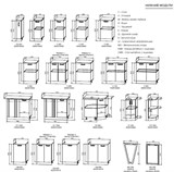 Кухонный гарнитур Квадро Комплектация 1 15353
